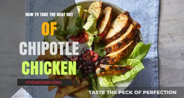 Cooling Down Spicy Chipotle Chicken