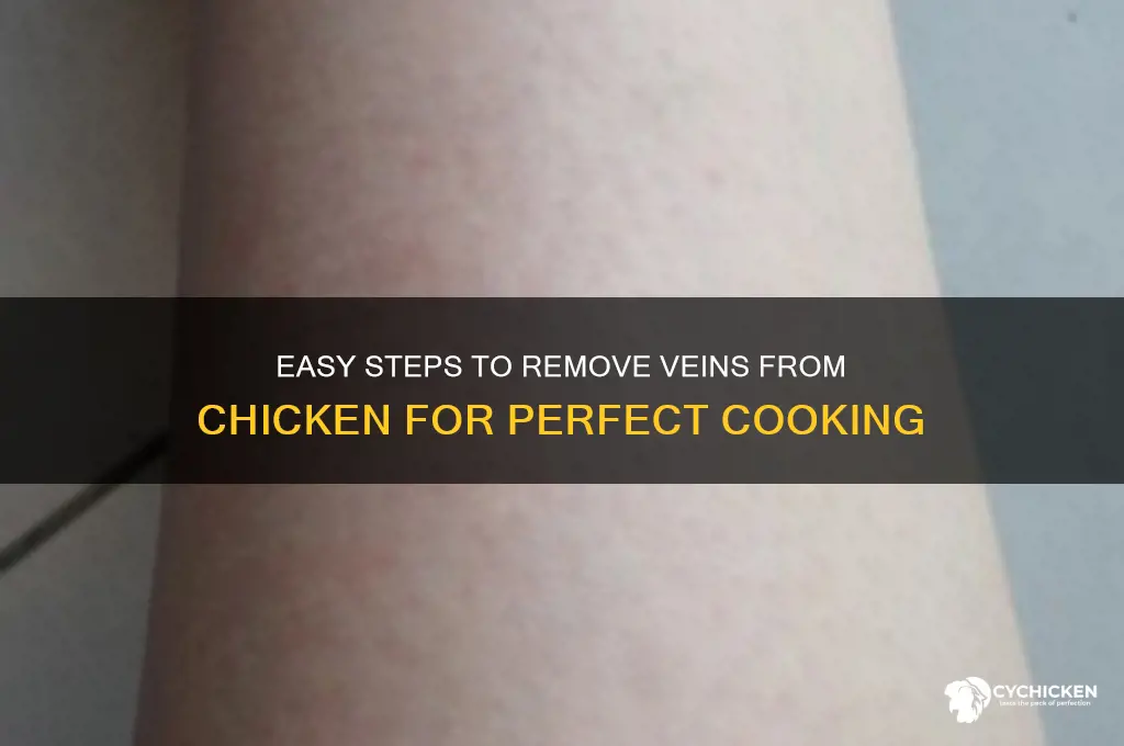 how to take vein out of chicken