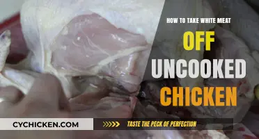 Effortless White Meat Removal: Tips for Uncooked Chicken Preparation