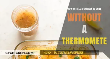 Checking Chicken Doneness: No Thermometer, No Problem