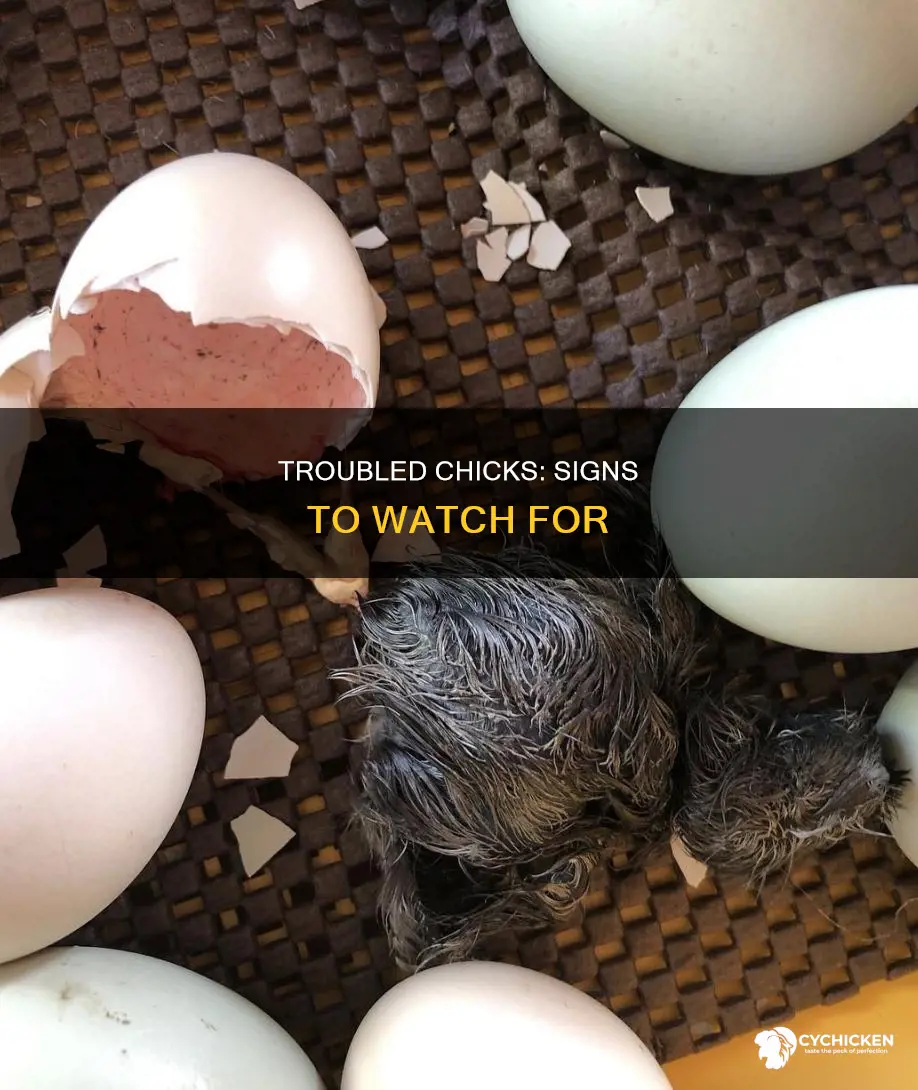 how to tell a hatching chick is in trouble