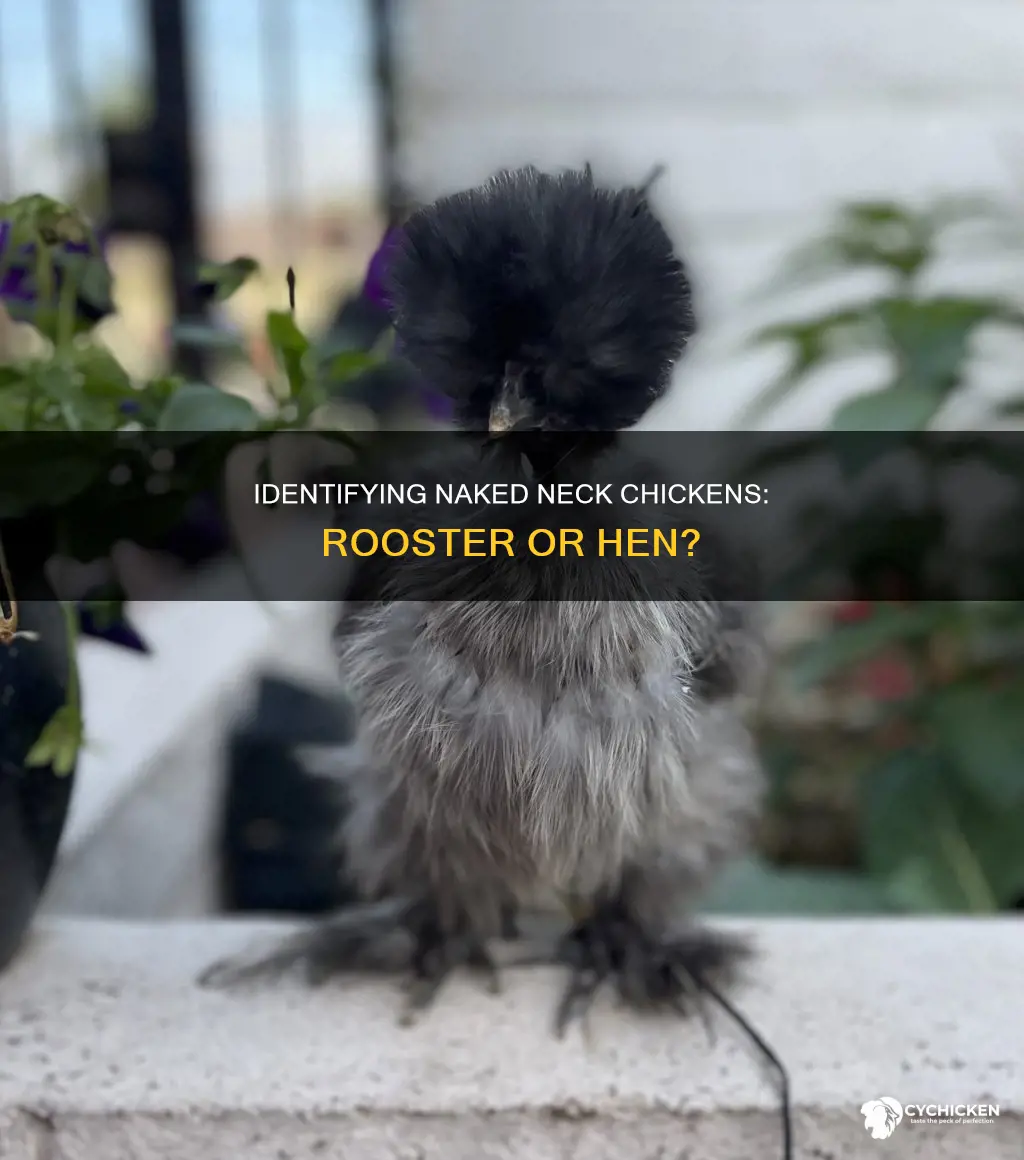 how to tell a naked neck chick rooster or hen
