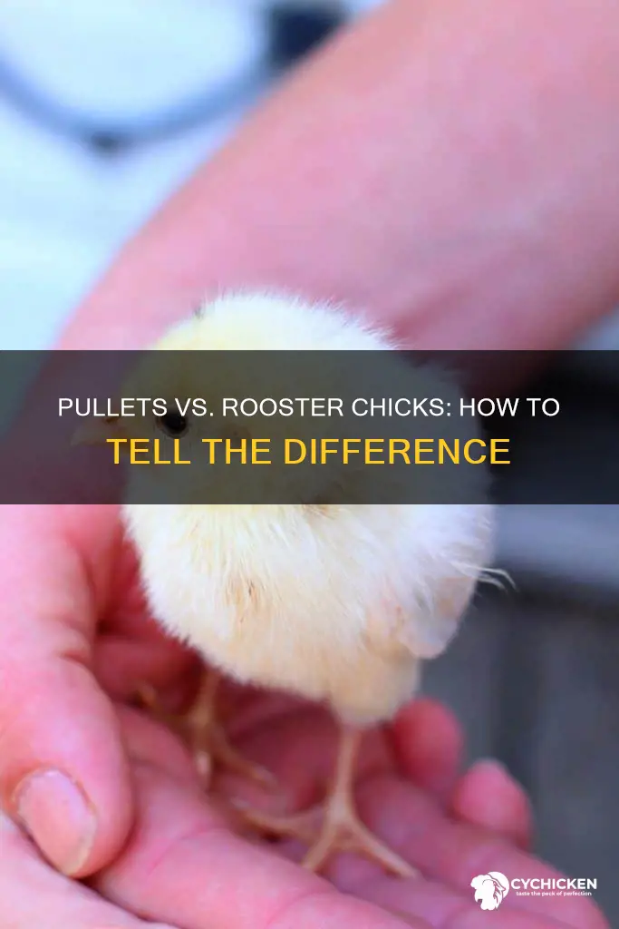 how to tell a pullet from a rooster chick