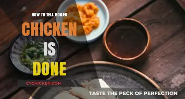 Perfectly Cooked: How to Tell When Boiled Chicken is Done