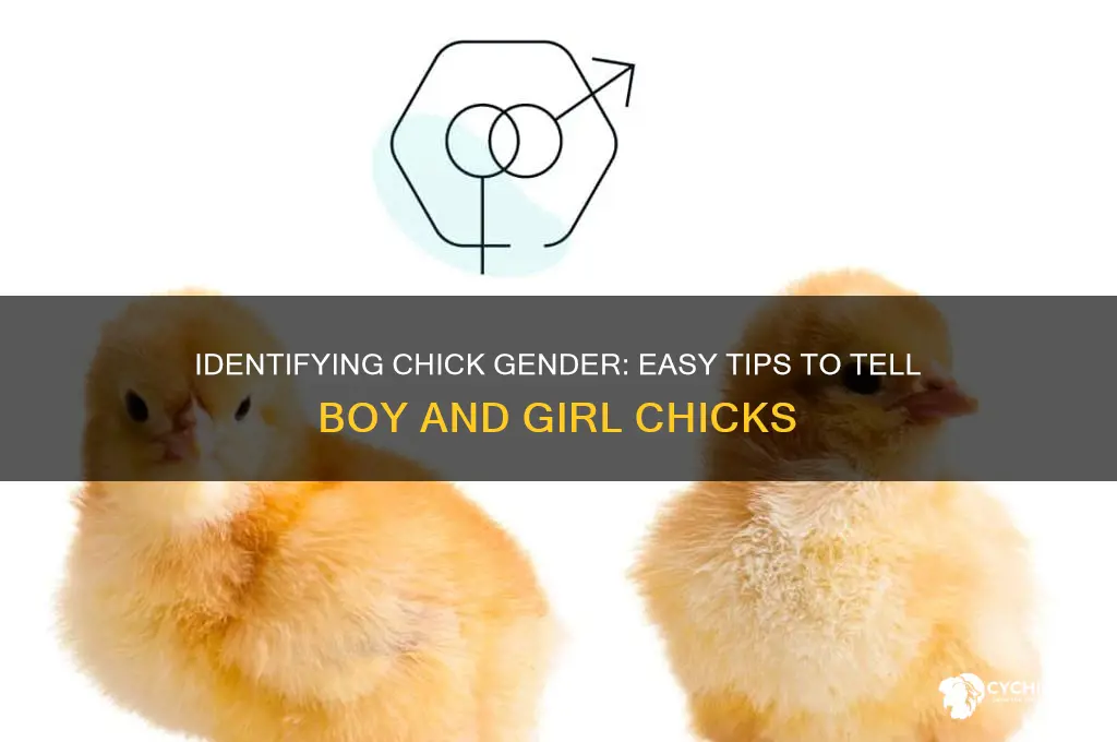 how to tell boy and girl chicks