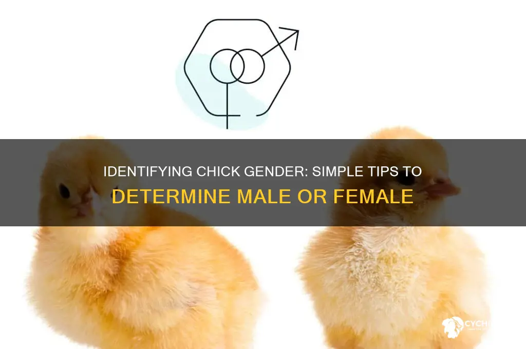how to tell chick male or female