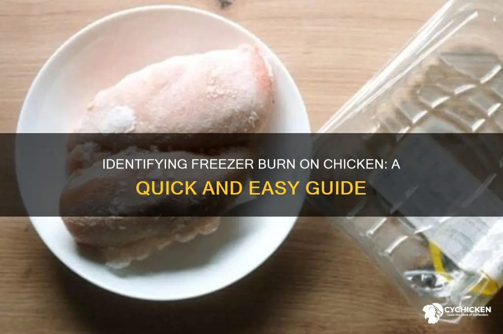 how to tell chicken has freezer burn