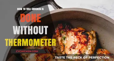 Mastering Perfectly Cooked Chicken: Visual and Tactile Cues to Check Doneness