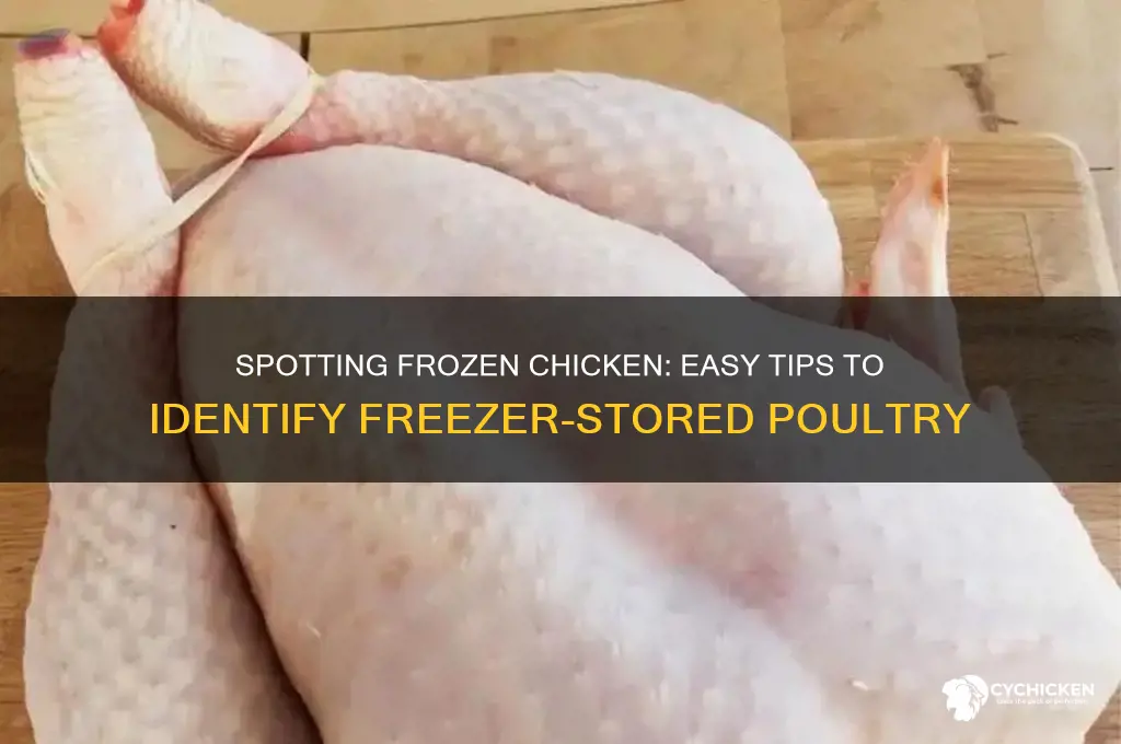 how to tell chicken is from freezer