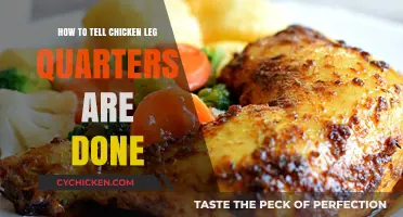 Perfectly Cooked Chicken Leg Quarters: Signs They're Done and Delicious
