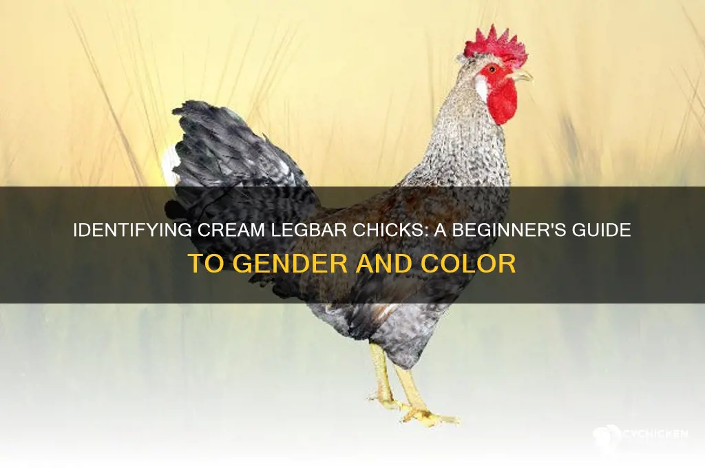 how to tell cream legbar chicks apart