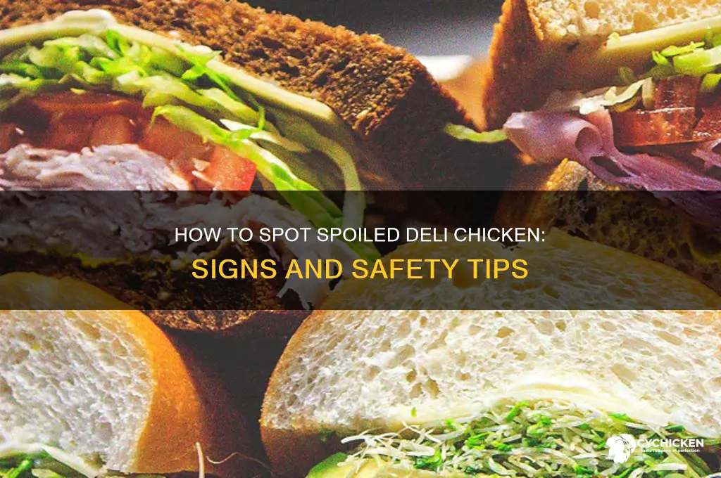 how to tell deli chicken gone off