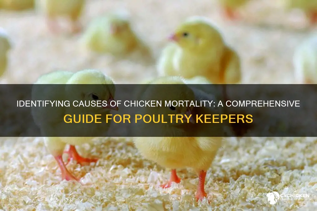 how to tell how a chicken died