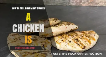 Chicken Weight: Determining Ounces Accurately