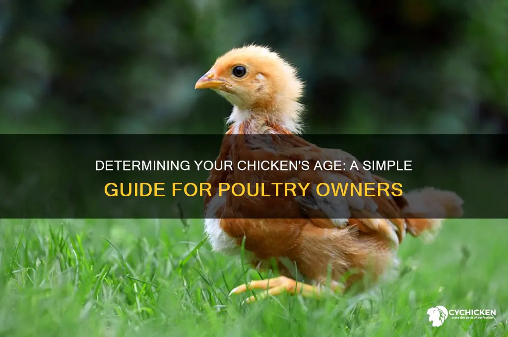 how to tell how old my chicken is