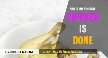 Check Your Boiled Chicken: Perfectly Done or Undone?
