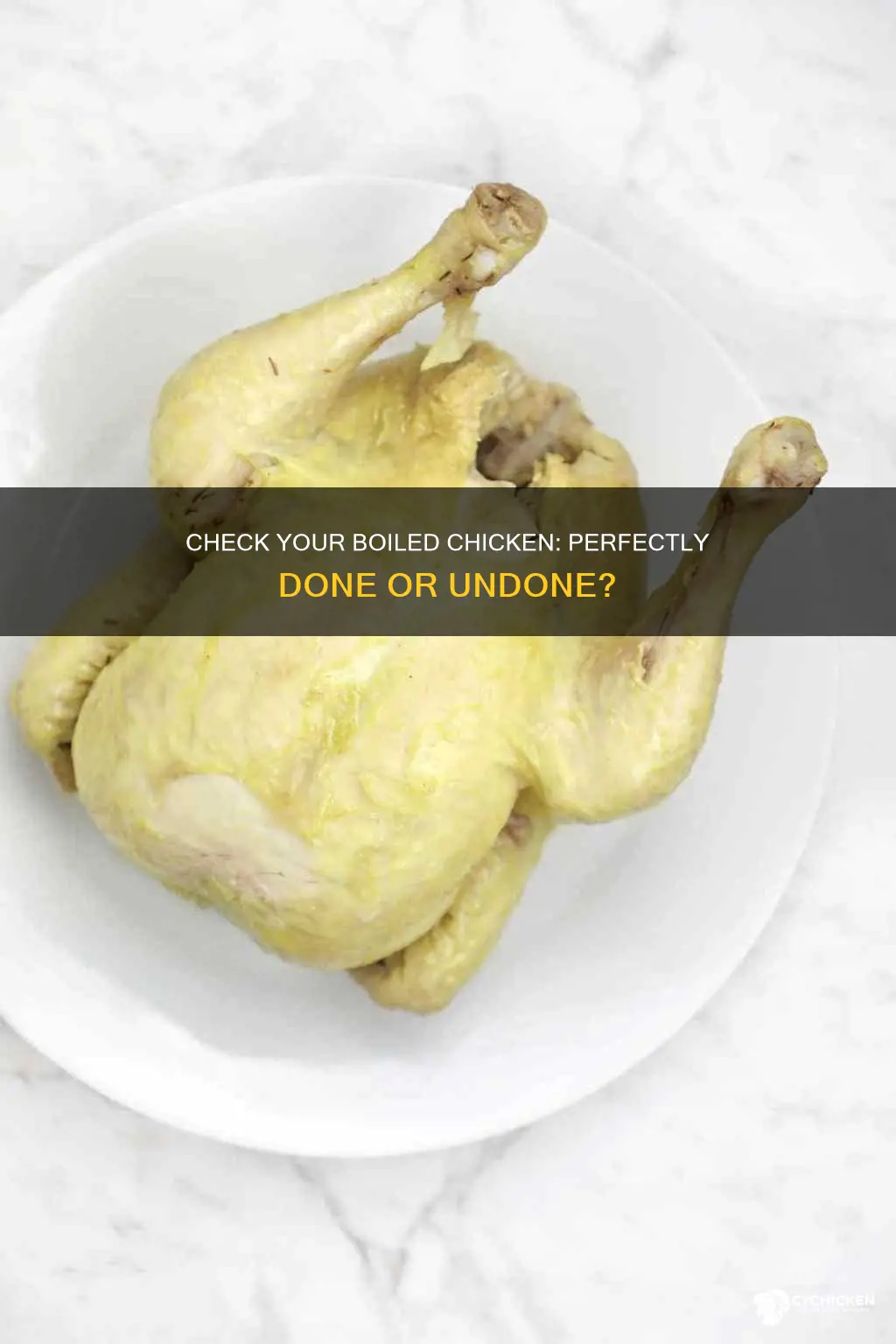 how to tell if a boiled chicken is done