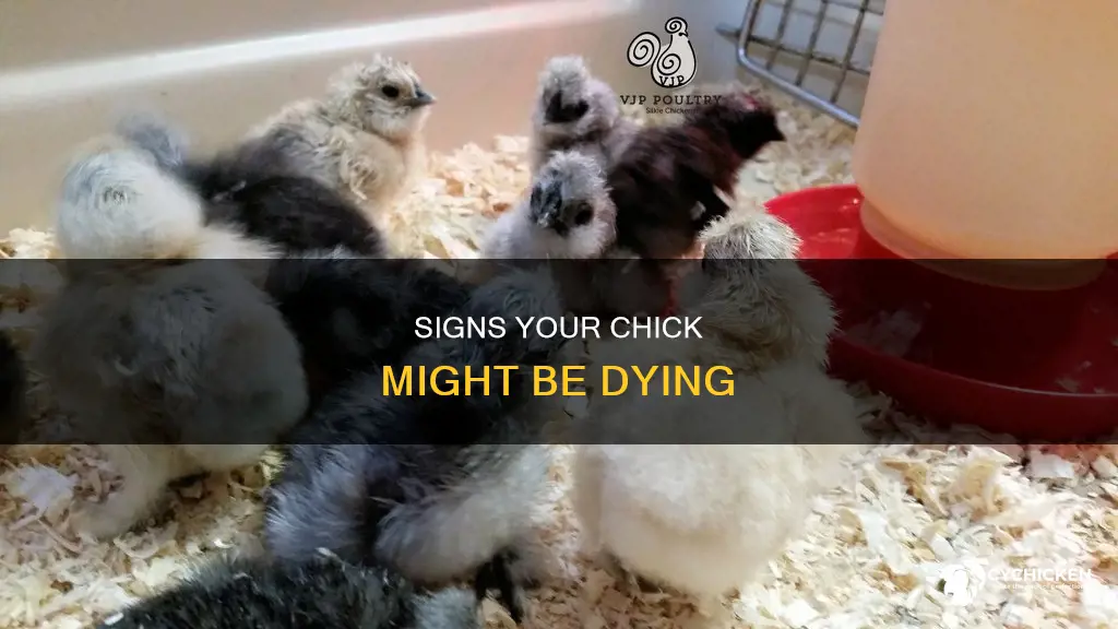 how to tell if a chick is going to die