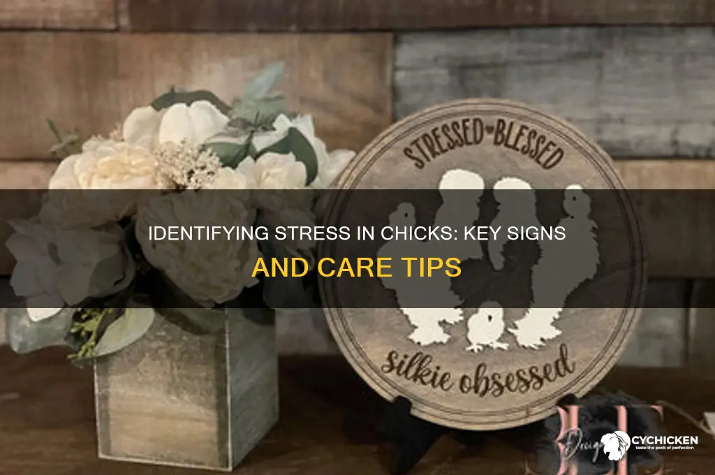 how to tell if a chick is stressed