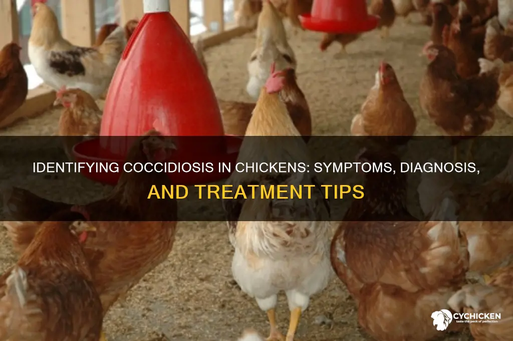 how to tell if a chicken has coccidiosis