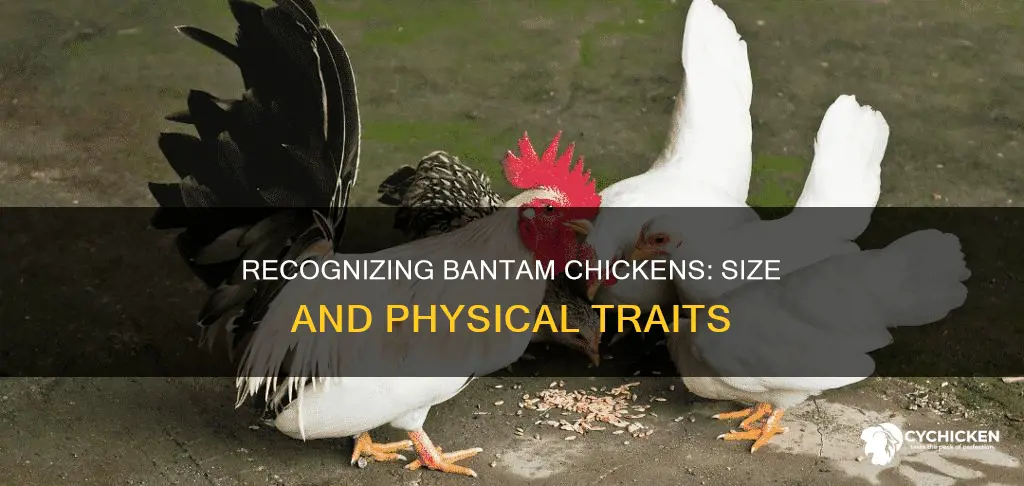 how to tell if a chicken is a bantam