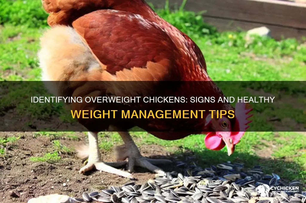 how to tell if a chicken is fat