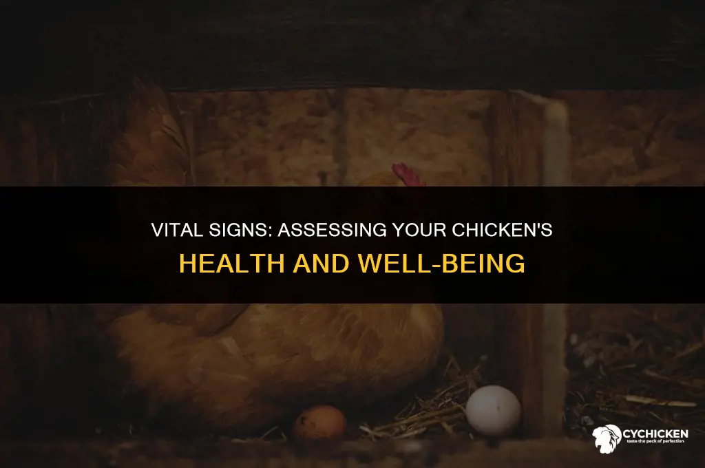 how to tell if a chicken is healthy