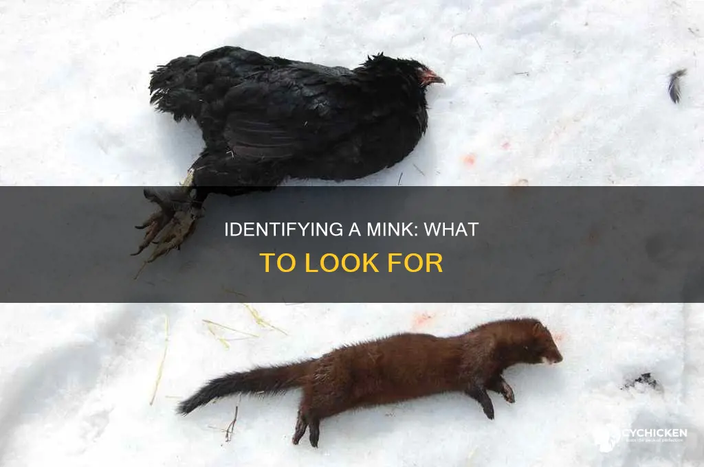 how to tell if a mink killed my chicken