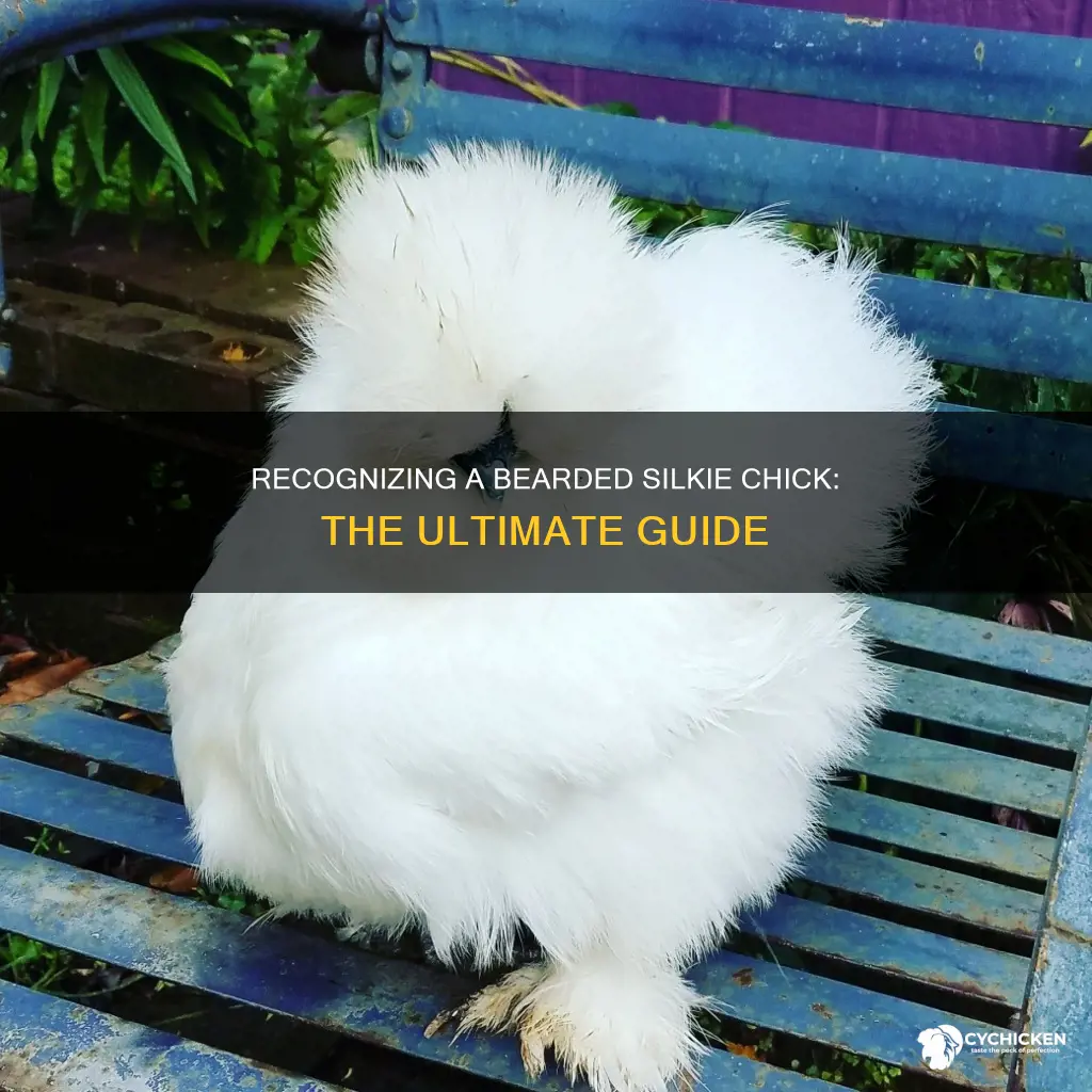 how to tell if a silkie chick is bearded