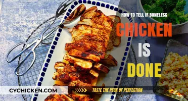 Perfectly Cooked Boneless Chicken: Signs It's Done and Ready to Serve