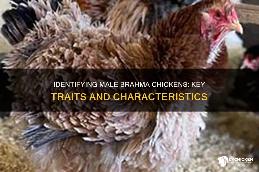 how to tell if brahma chicken is male