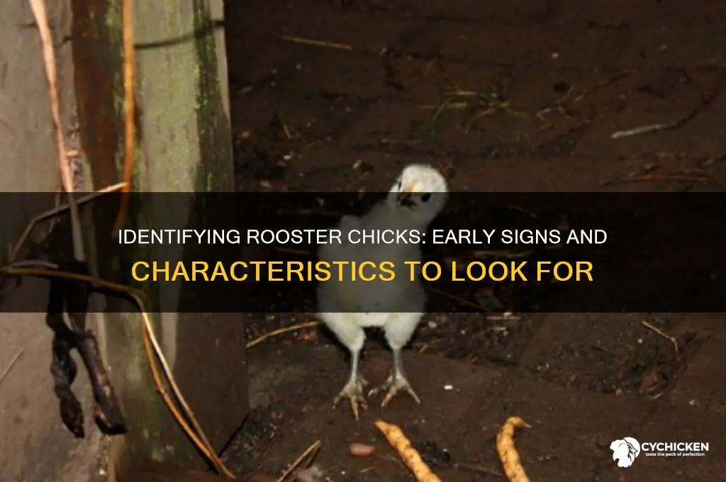 how to tell if chick is rooster