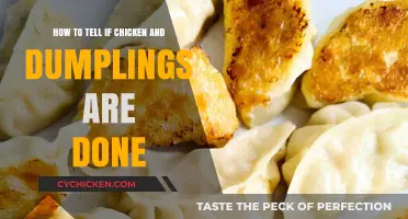 Mastering Chicken & Dumplings: When is it Done?