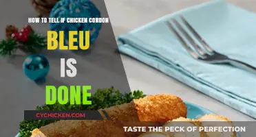 Chicken Cordon Bleu: How to Know It's Done