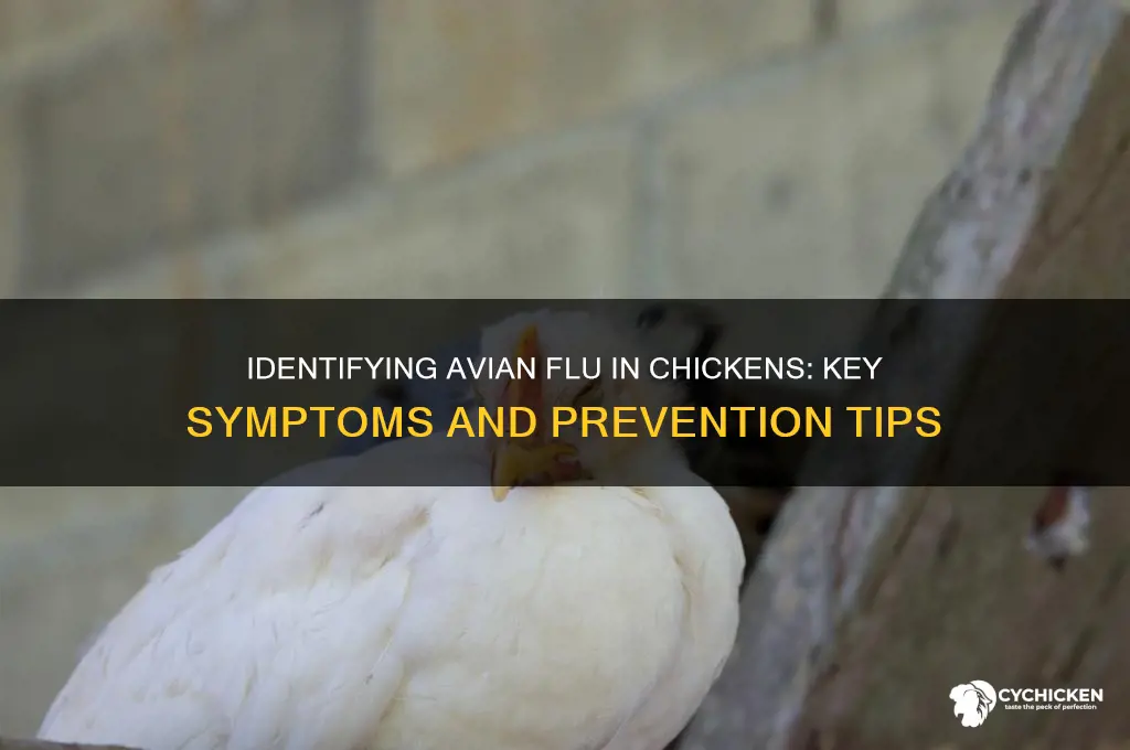 how to tell if chicken has avian flu