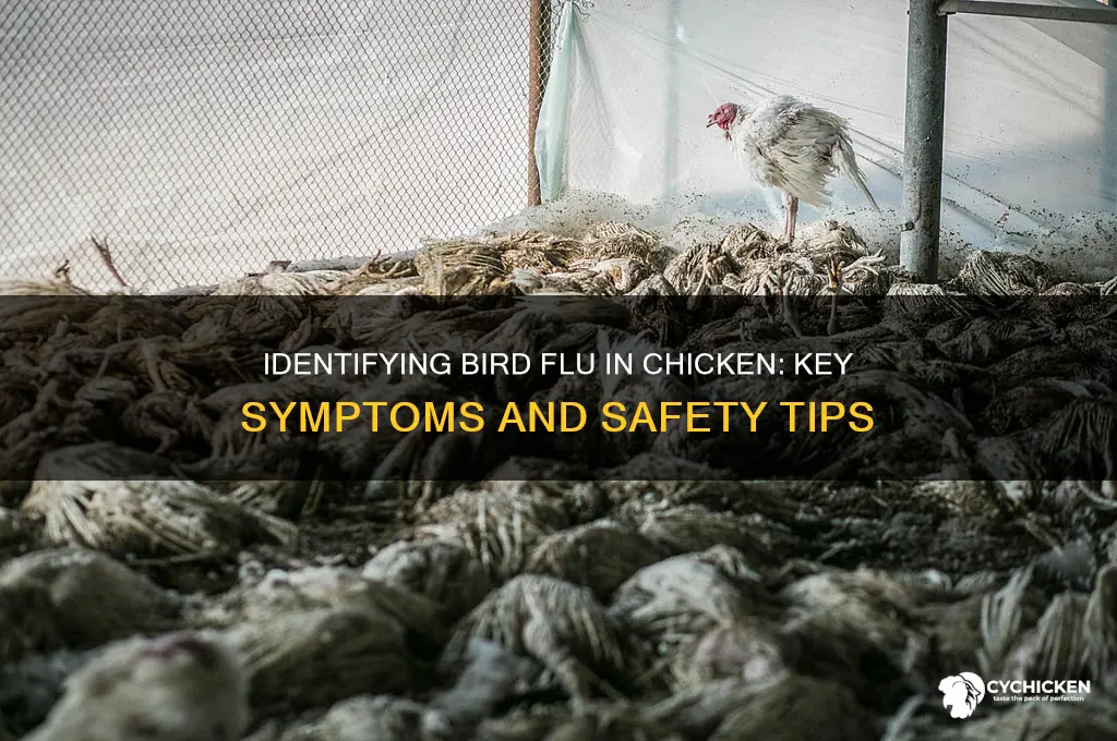how to tell if chicken has bird flu