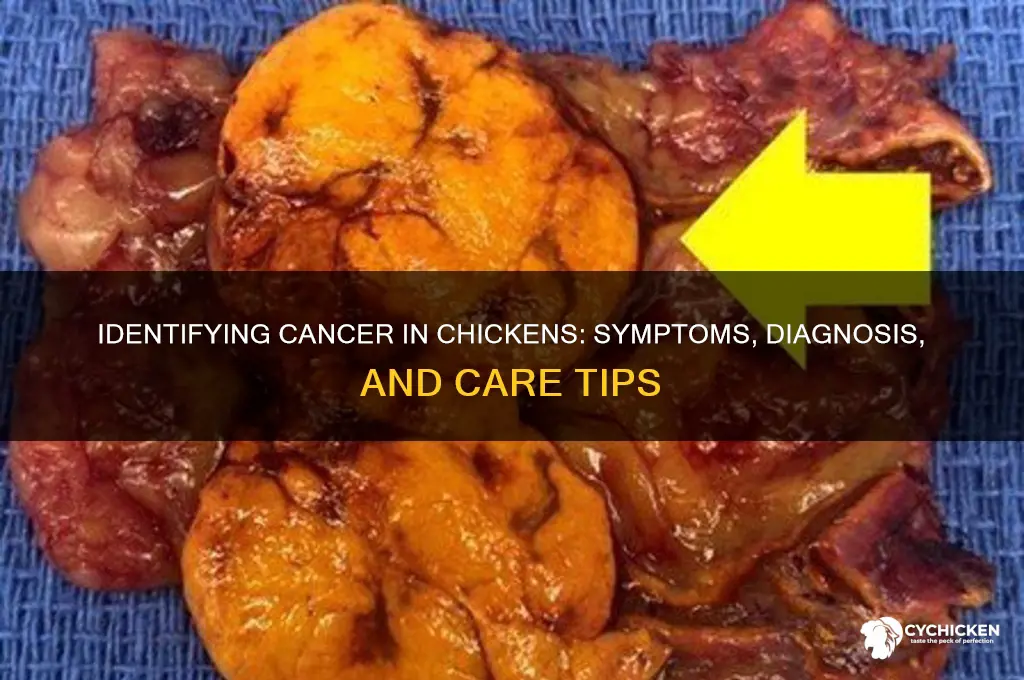 how to tell if chicken has cancer