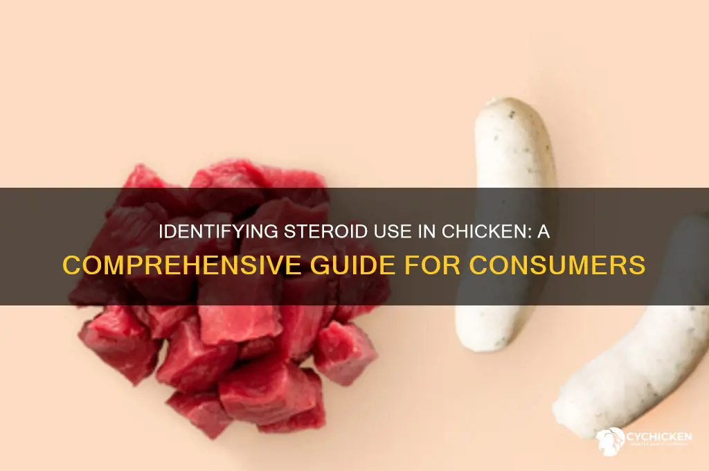how to tell if chicken has steroids