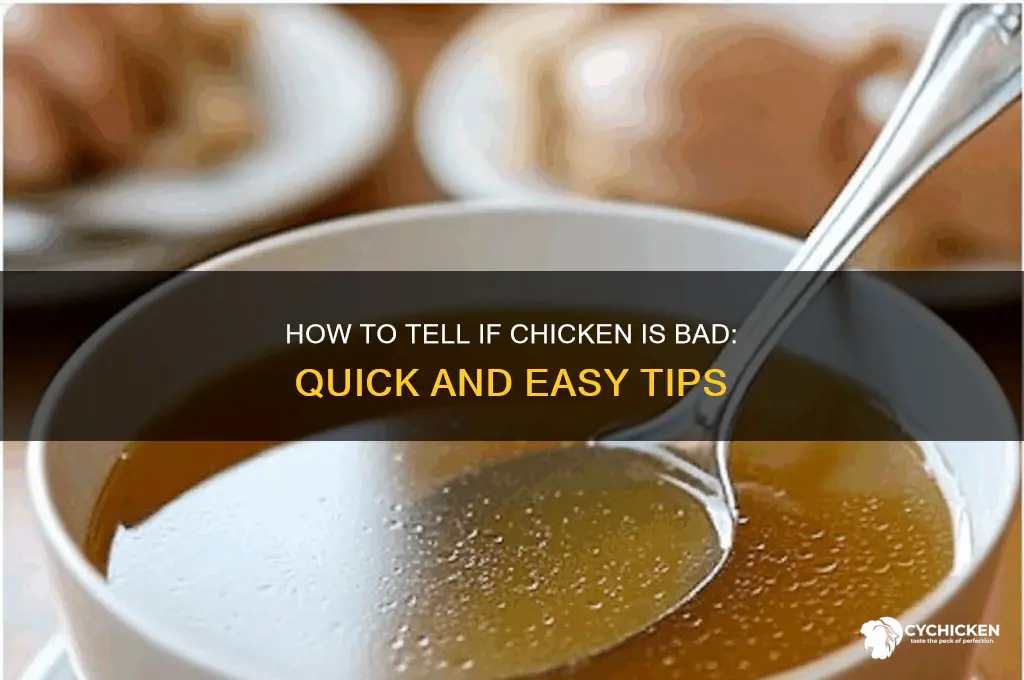 how to tell if chicken is bag