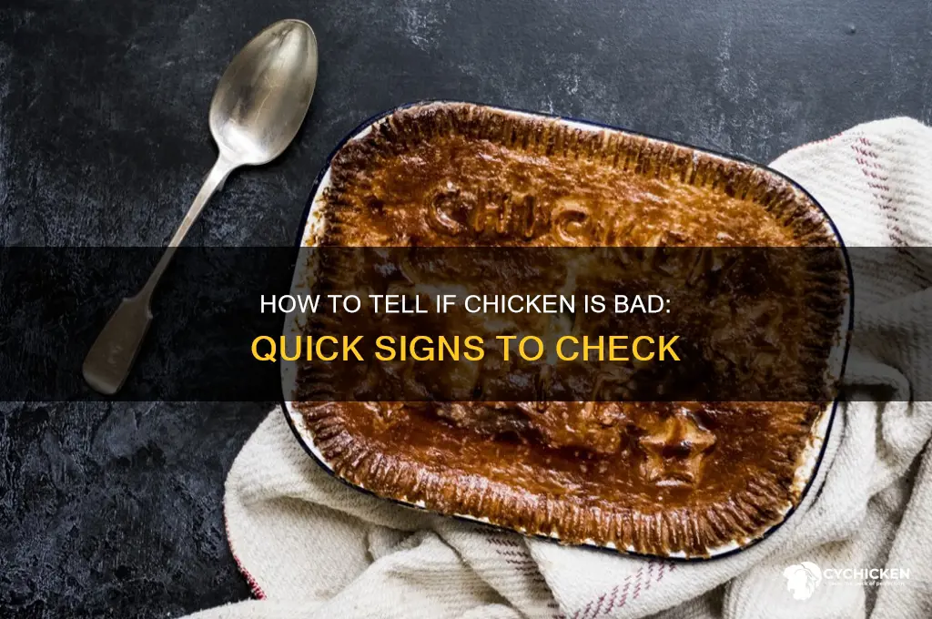 how to tell if chicken is bas