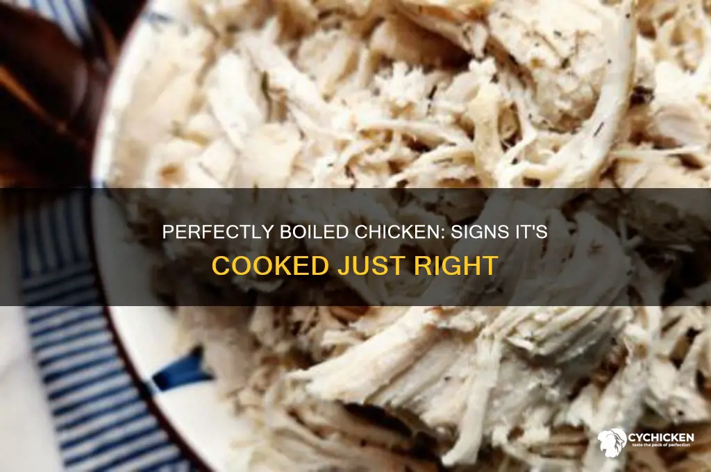 how to tell if chicken is boiled enough