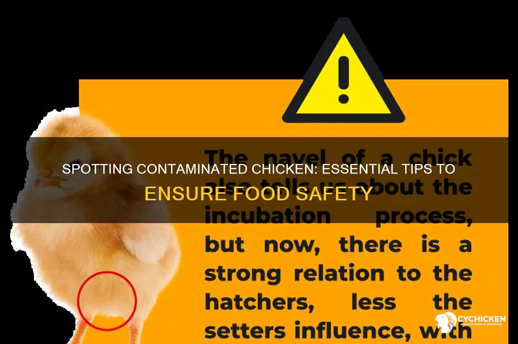 how to tell if chicken is contaminated