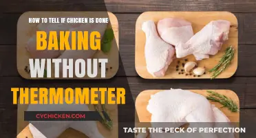 Check Chicken Doneness: No Thermometer, No Problem