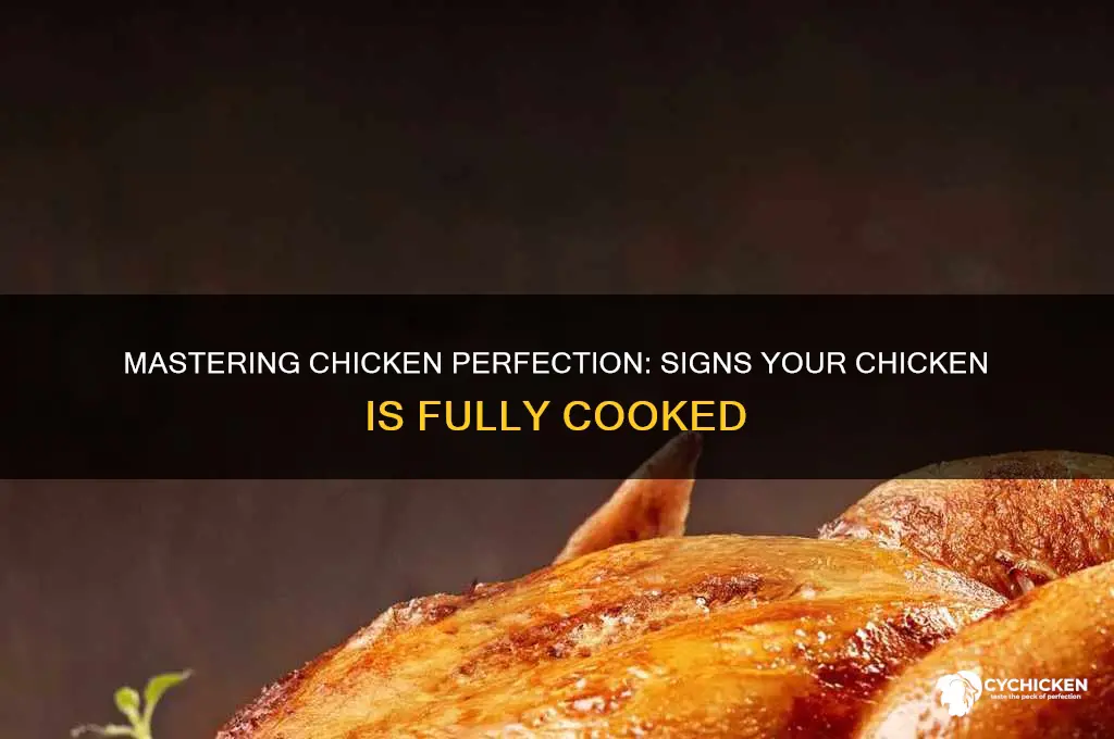 how to tell if chicken is done enough