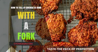 Testing Chicken Doneness: The Fork Twist Test