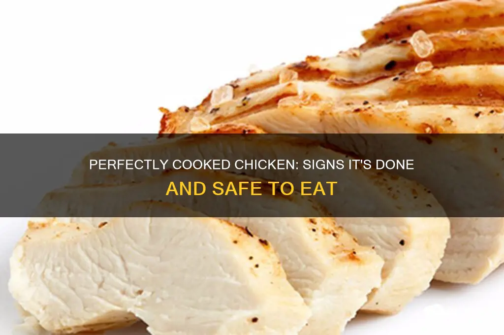 how to tell if chicken is done