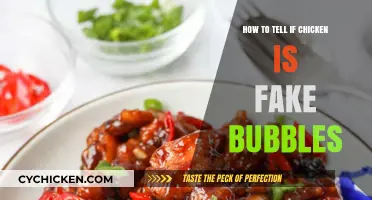 Spotting Fake Chicken: How to Identify Artificial Bubbles in Poultry