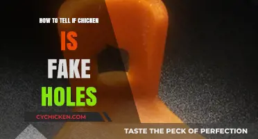 Spotting Fake Chicken: How to Identify Artificial Holes in Poultry