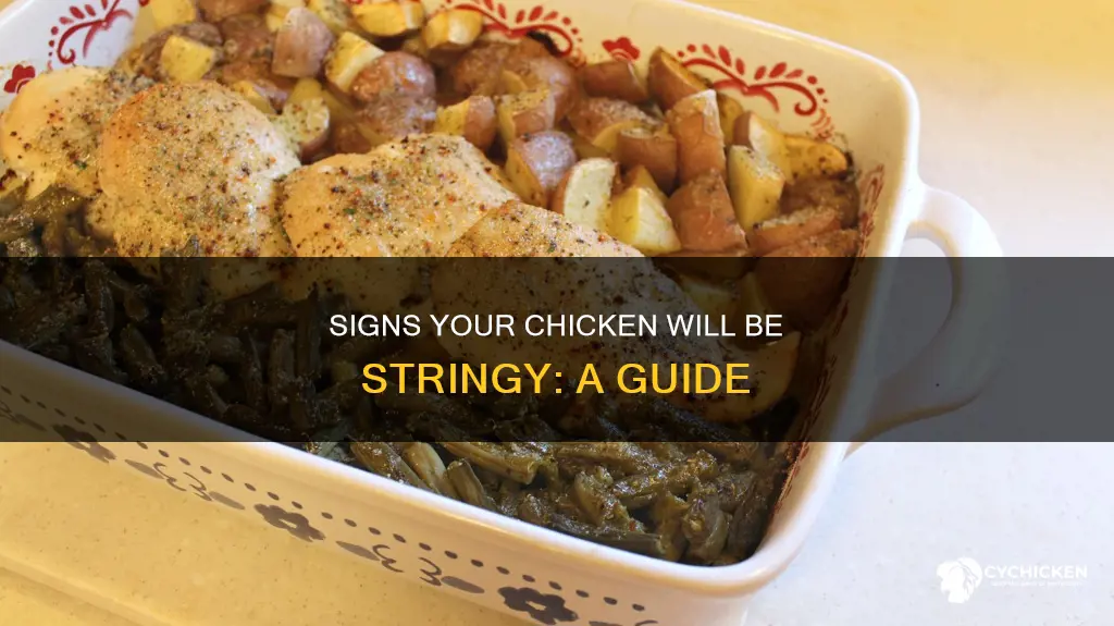 how to tell if chicken is going to be strings