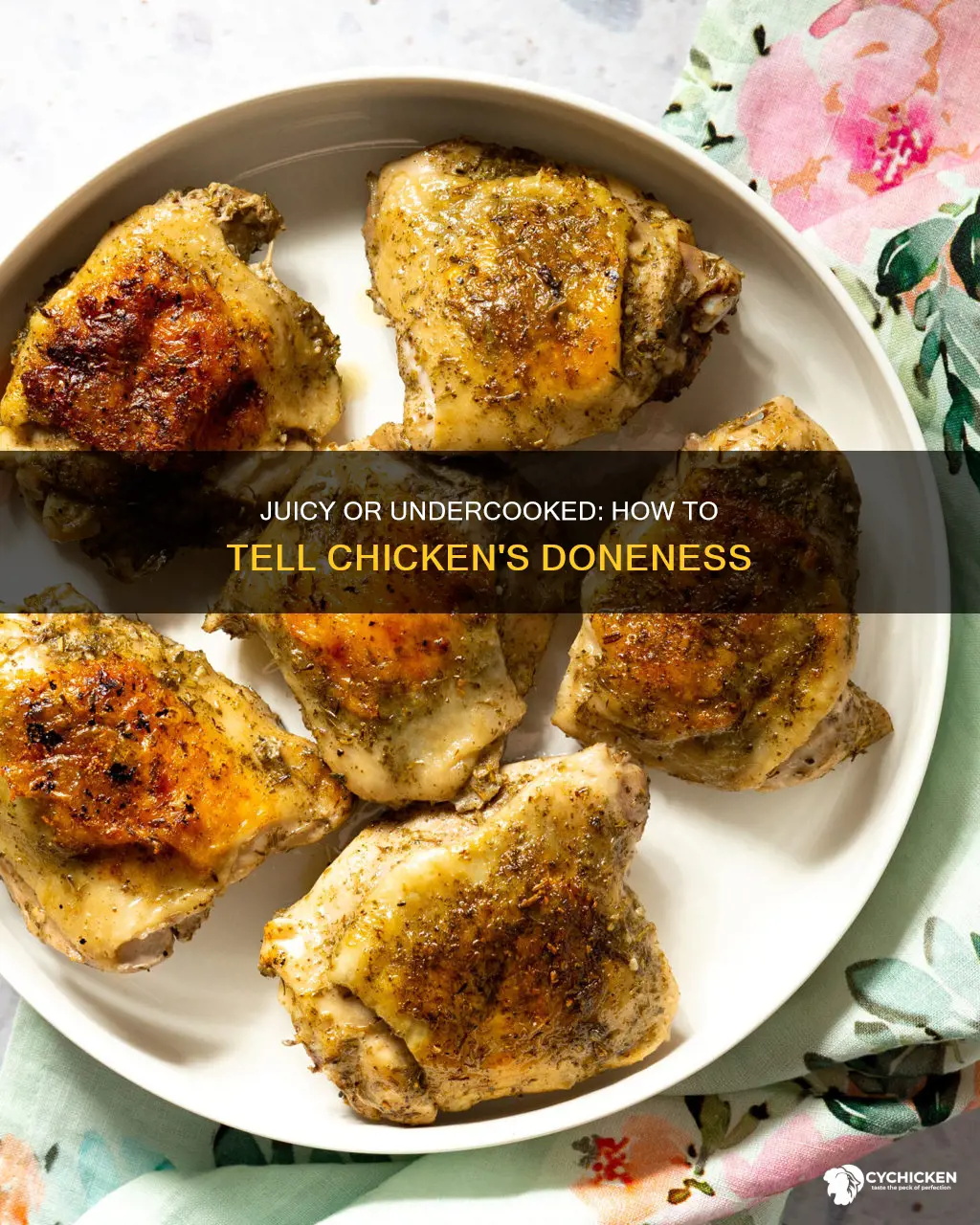 how to tell if chicken is juicy or undercooked